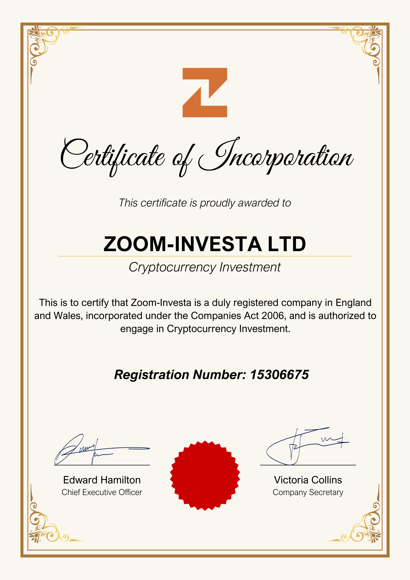 Company Certificate